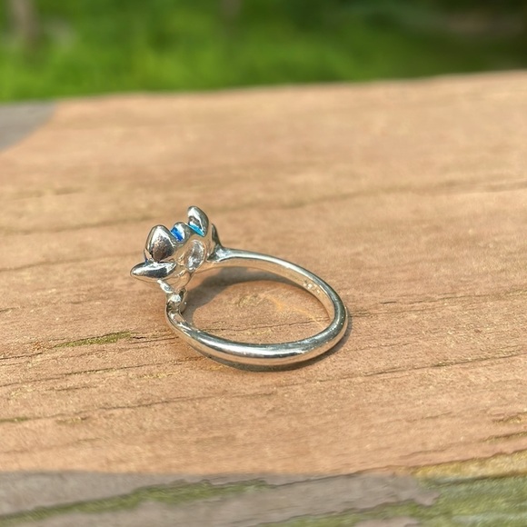 Silver Lotus Ring - Picture 9 of 10
